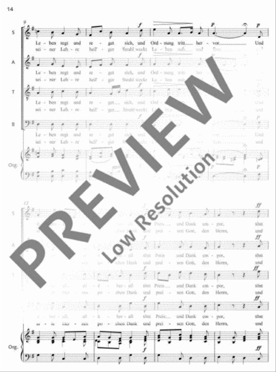 German Mass 4-Part scores gallery preview page 15