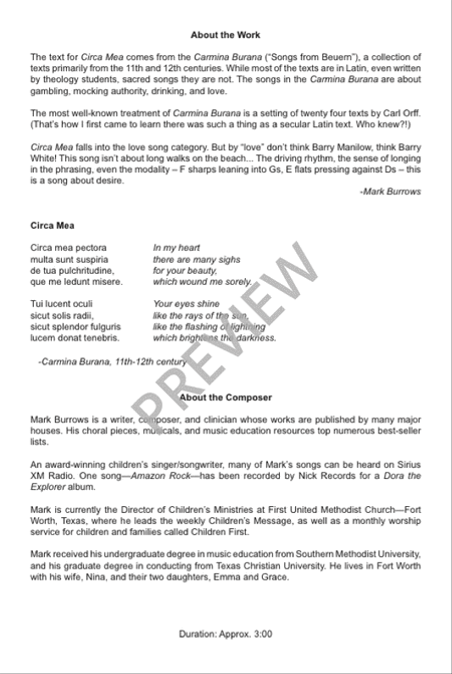 Circa Mea 4-Part scores gallery preview page 3