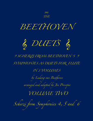 The Beethoven Duets For Flute Volume 2 Scherzi 4, 5 and 6