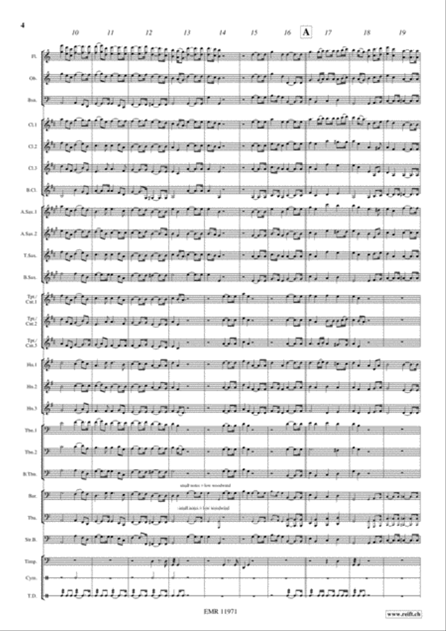 Fireworks Highlights Concert Band scores gallery preview page 5
