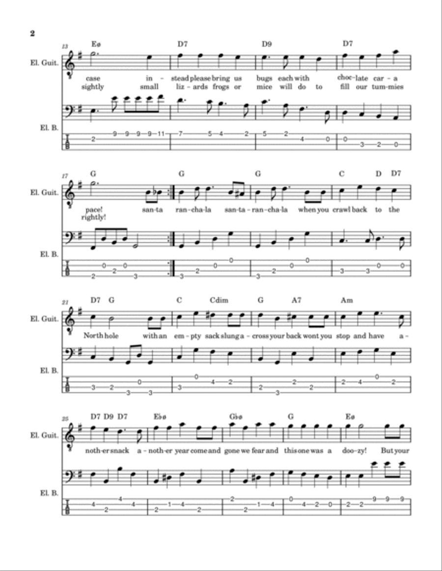 Santarantula Piano scores gallery preview page 2