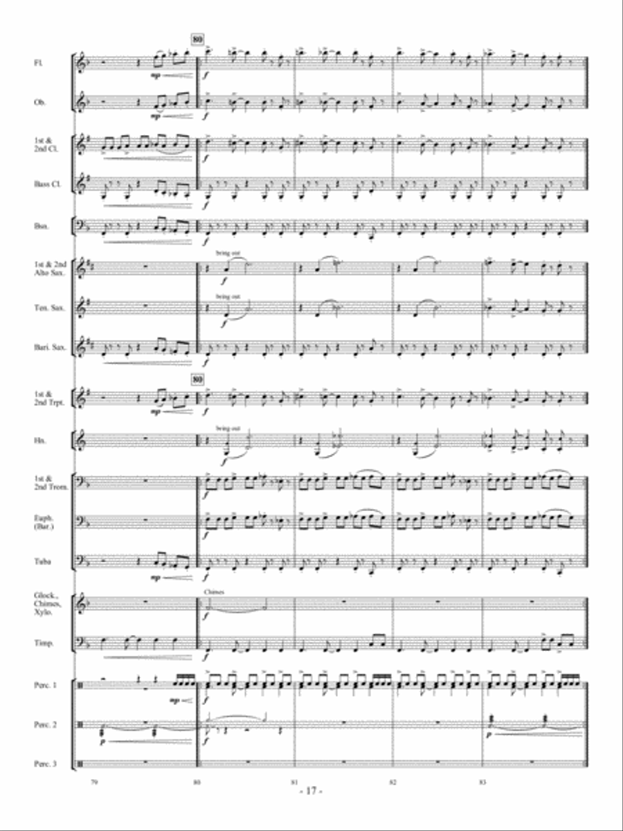 Zoom! Concert Band scores gallery preview page 16