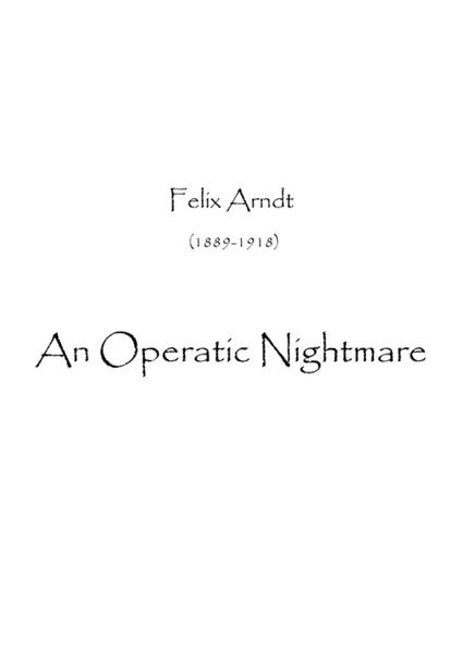 An Operatic Nightmare ( Desecration No 2) image number null