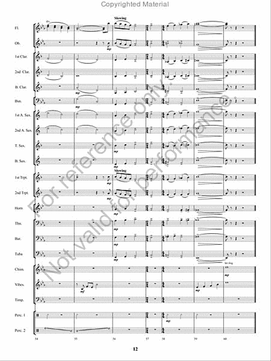 A Spirit Eternal Concert Band scores gallery preview page 11