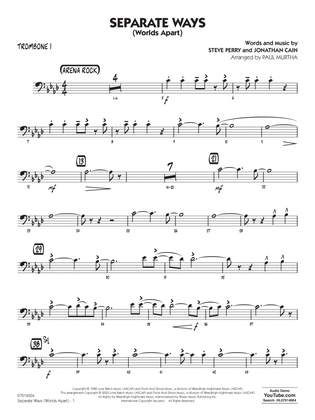 Separate Ways (Worlds Apart) (arr. Paul Murtha) - Trombone 1