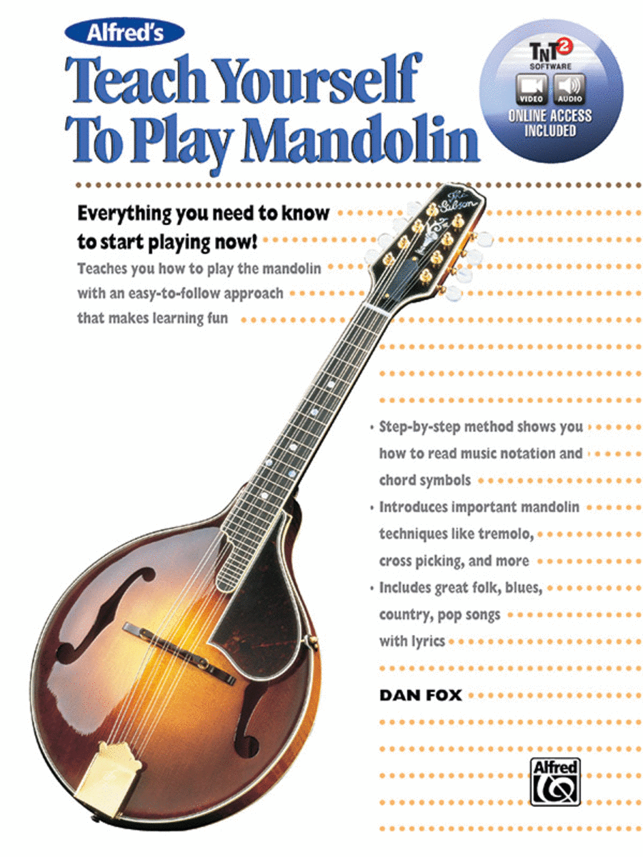 Alfred's Teach Yourself to Play Mandolin Mandolin scores gallery preview page 1