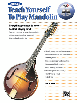 Book cover for Alfred's Teach Yourself to Play Mandolin