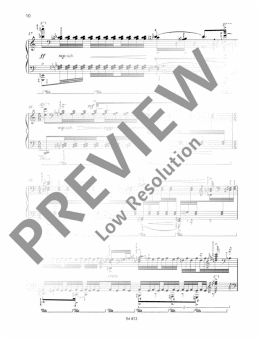 Étude Étude Piano Solo scores gallery preview page 11