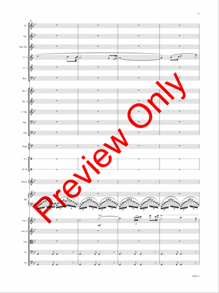 Anishinaabeg Rhapsody Orchestra scores gallery preview page 14