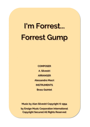 Book cover for I'm Forrest... Forrest Gump