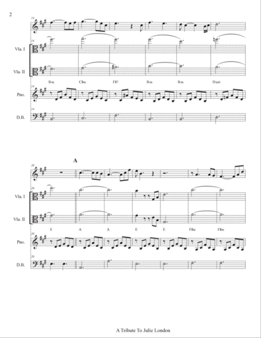The End Of The World - Score Only Chamber Music scores gallery preview page 2