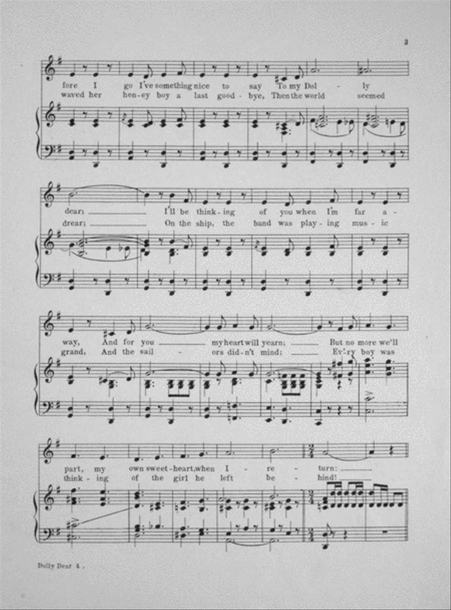 Dolly Dear Voice scores gallery preview page 3