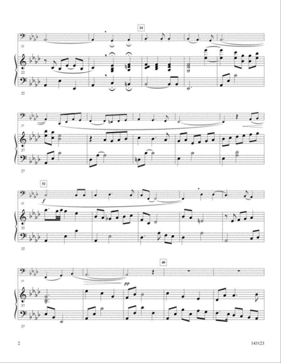 The Old Rugged Cross Tuba scores gallery preview page 2