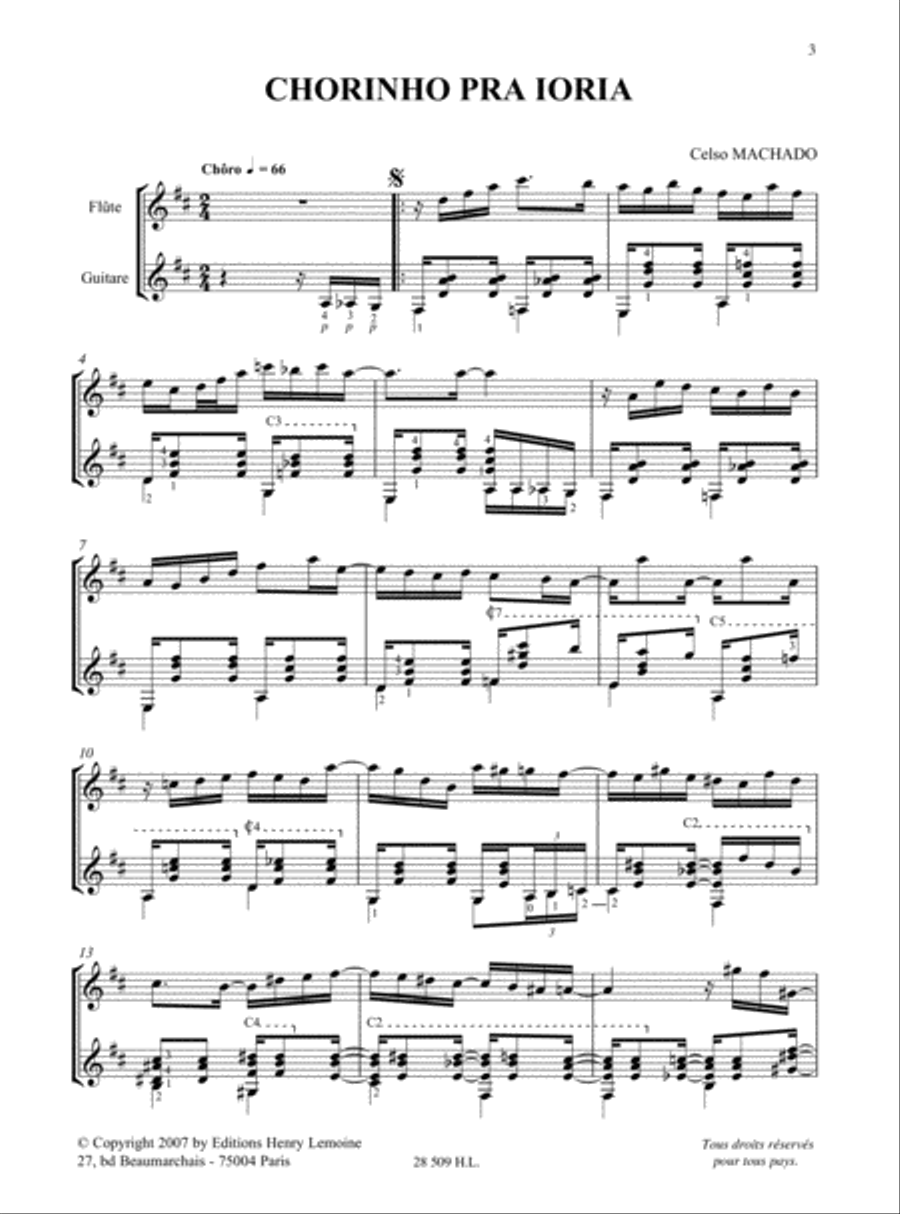 Sambamar - 6 Pieces Flute scores gallery preview page 2