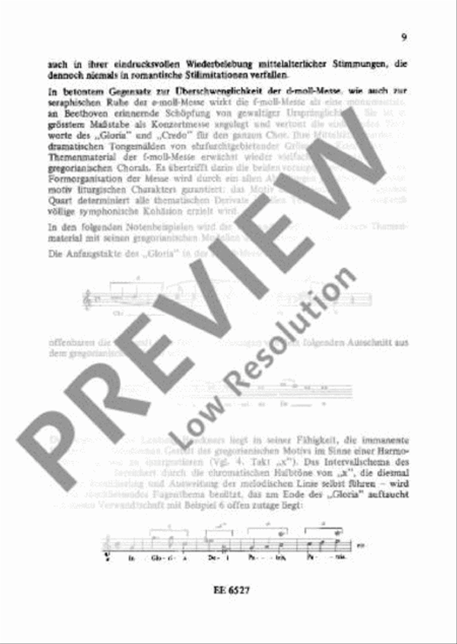 Mass No. 3 f minor Choir scores gallery preview page 10