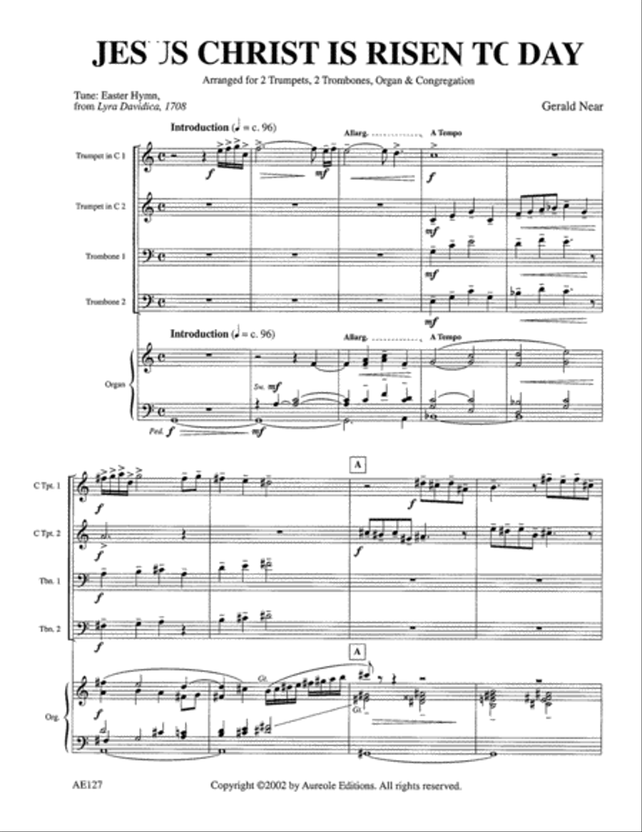 Three Easter Hymns Choir scores gallery preview page 2