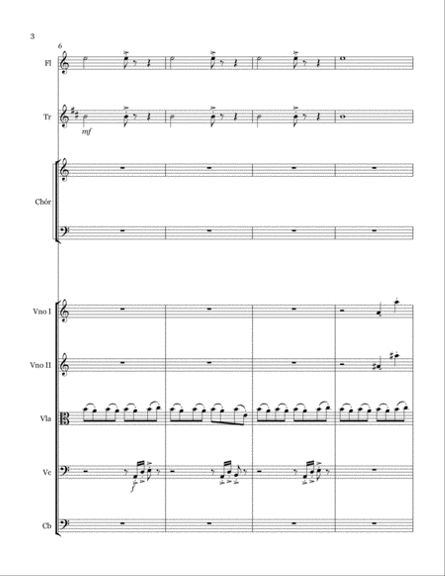 Cuda i Dziwy (Miniatura Pierwsza) Chamber Orchestra scores gallery preview page 4