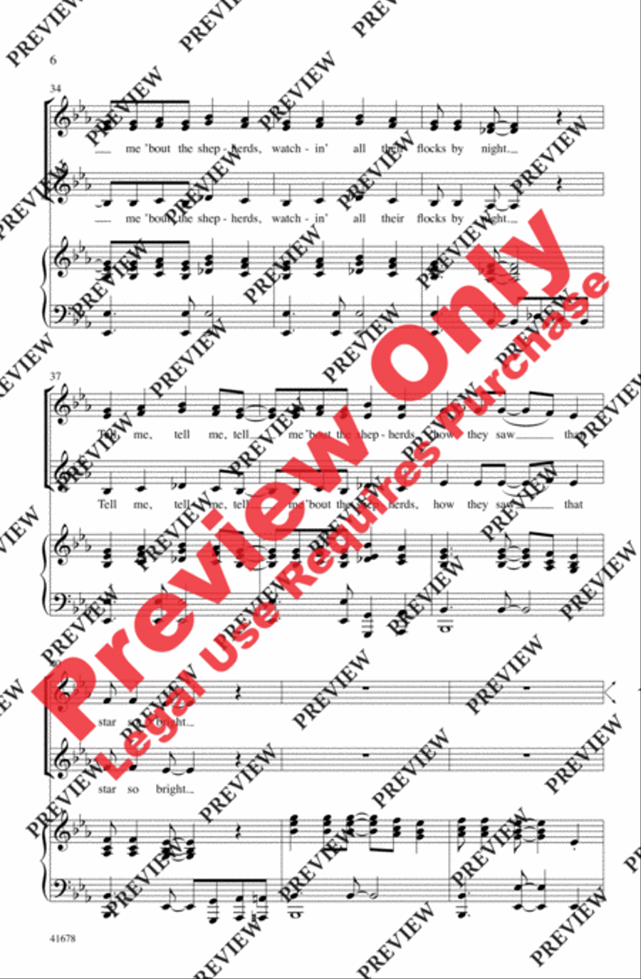 Tell Me, Tell Me! Tell Me, Tell Me! Women's Choir scores gallery preview page 6