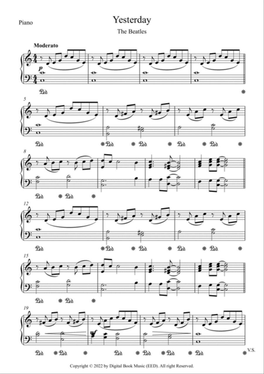 Yesterday String Duet scores gallery preview page 4