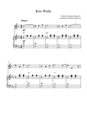 Kiss Waltz (soprano saxophone solo and piano accompaniment)