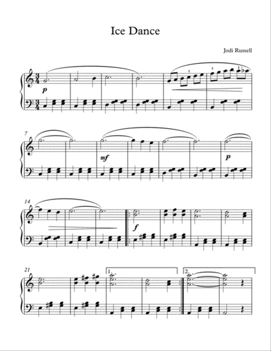 Ice Dance Piano Method scores gallery preview page 2