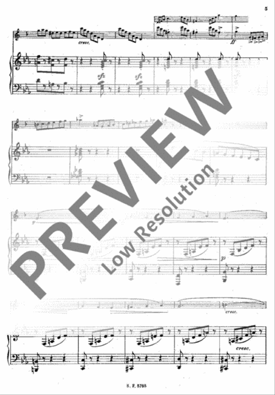 Impromptu Clarinet Solo scores gallery preview page 6