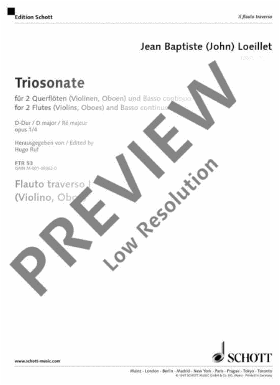 Triosonata Flute scores gallery preview page 14