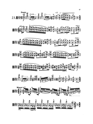 Book cover for Paganini: Twenty-four Caprices, Op. 1 No. 23 (Transcribed for Viola Solo)