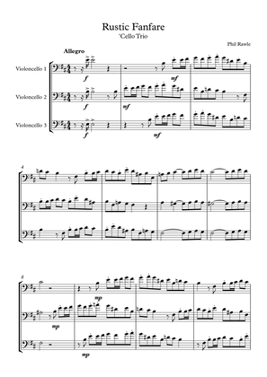 Rustic Fanfare - 'Cello Trio