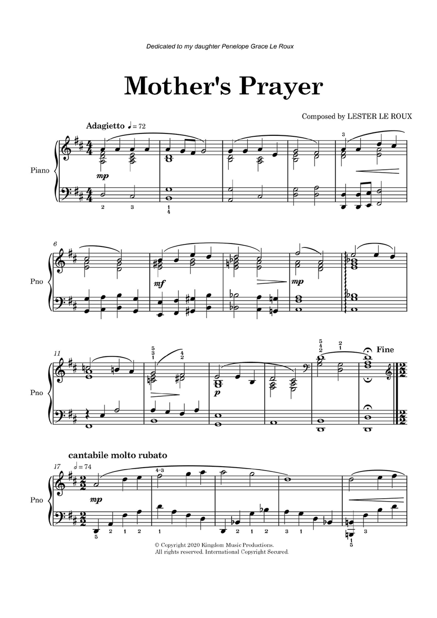 Lullaby: Piano Music for the Newborn Baby Piano Solo scores gallery preview page 3