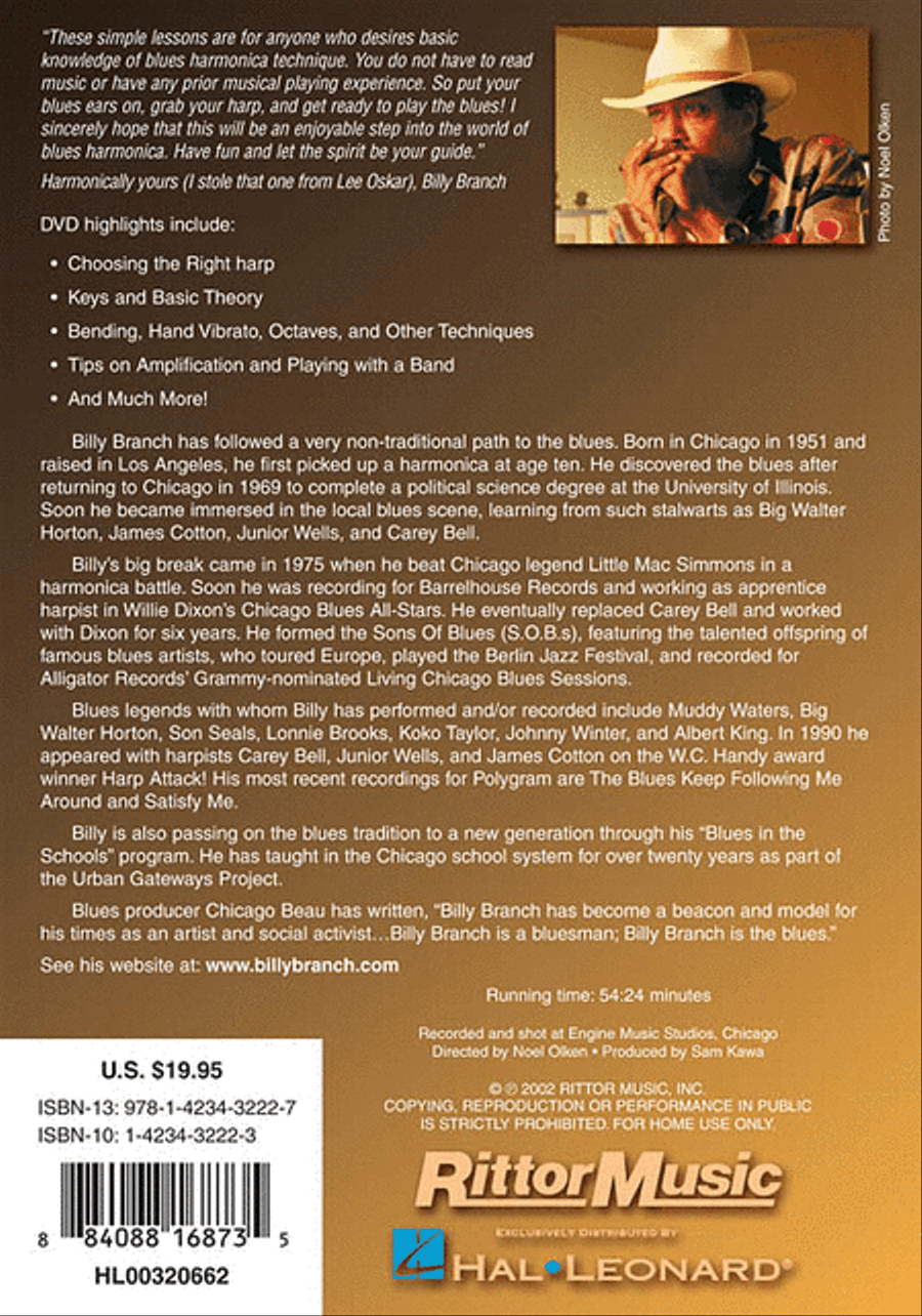 Billy Branch's Blues Harp Harmonica scores gallery preview page 2