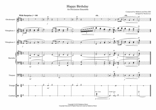 Happy Birthday for Percussion Ensemble