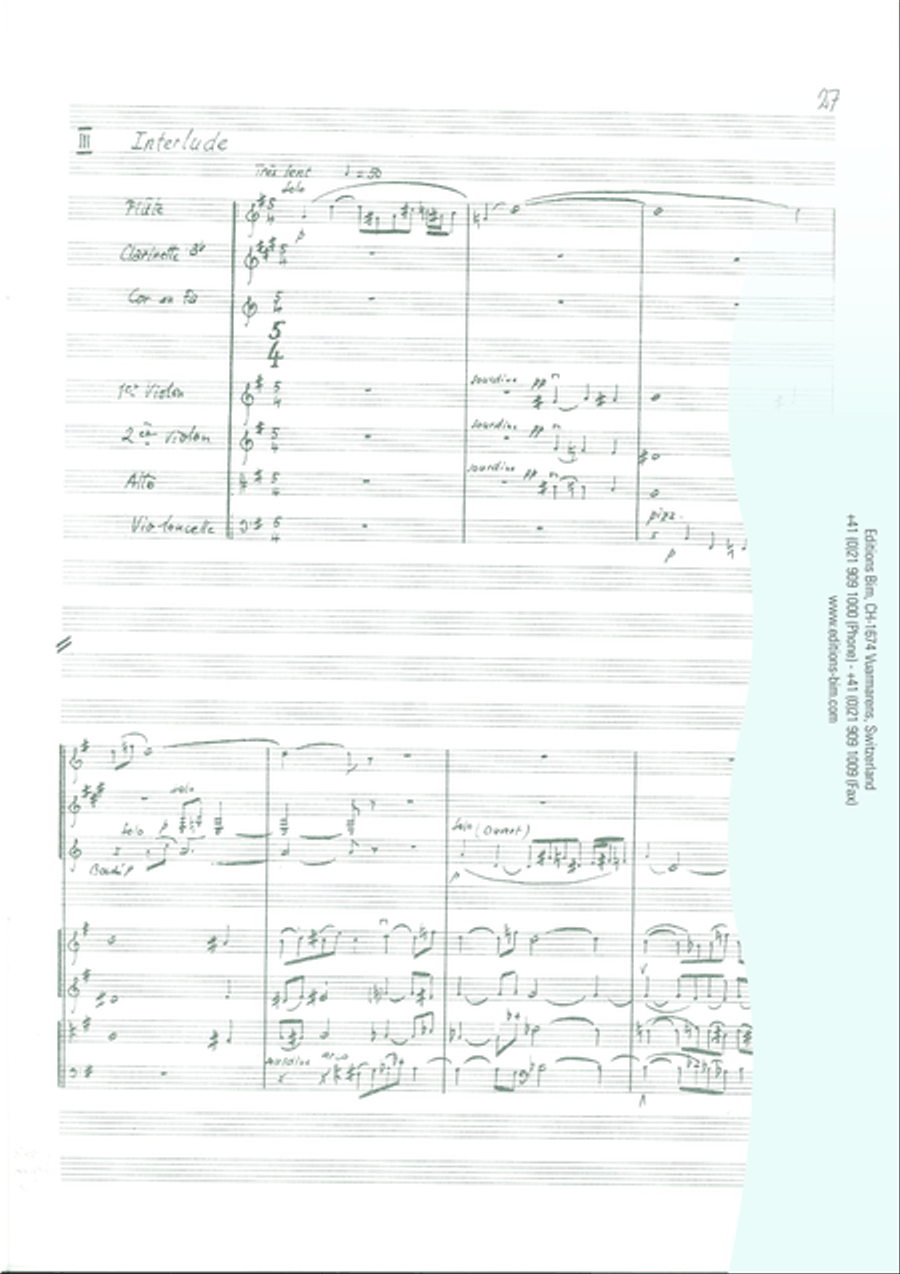 Septuor B-Flat Clarinet scores gallery preview page 13