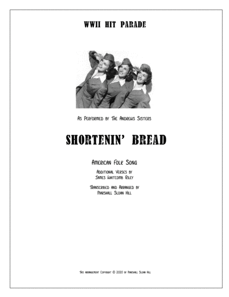 Shortenin' Bread - The Andrews Sisters image number null