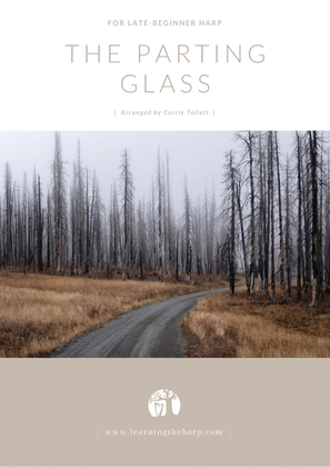 Book cover for The Parting Glass - Late-Beginner for Harp