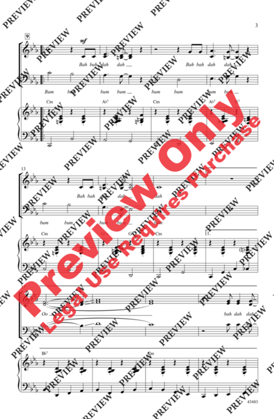 Put a Lid on It 3-Part scores gallery preview page 3