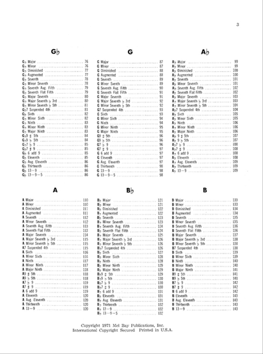 Deluxe Guitar Chord Encyclopedia Electric Guitar scores gallery preview page 9