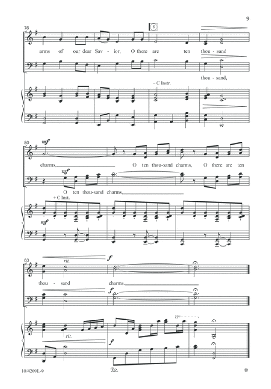 Arise and Come to Jesus Arise and Come to Jesus 4-Part scores gallery preview page 9