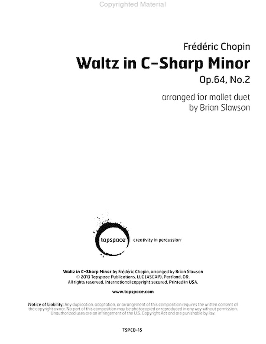 Waltz in C-Sharp Minor image number null