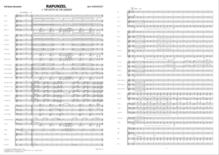 Rapunzel Concert Band scores gallery preview page 2