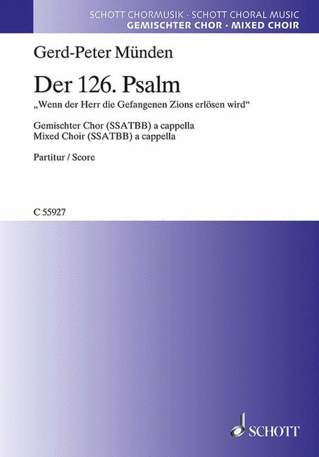 Psalm 126: Ernst Pepping In Honorem Ssatbb A Cappella, German