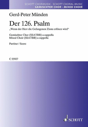 Book cover for Psalm 126: Ernst Pepping In Honorem Ssatbb A Cappella, German