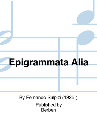 Epigrammata Alia