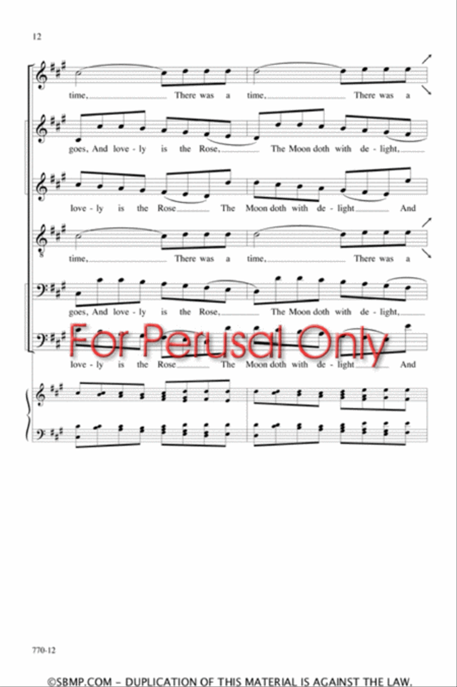 There was a time - SATB divisi Octavo Divisi scores gallery preview page 11