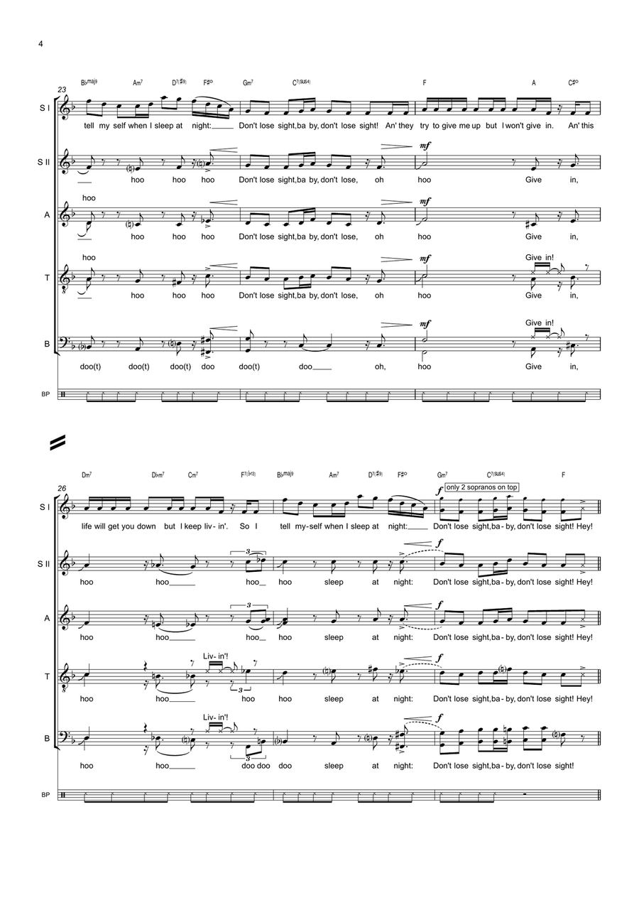 Don't Lose Sight Divisi scores gallery preview page 4