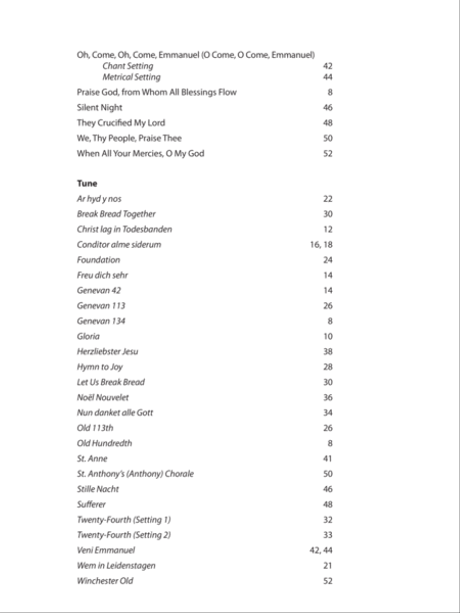 Easy Hymn Accompaniments for Organ Organ Solo scores gallery preview page 3