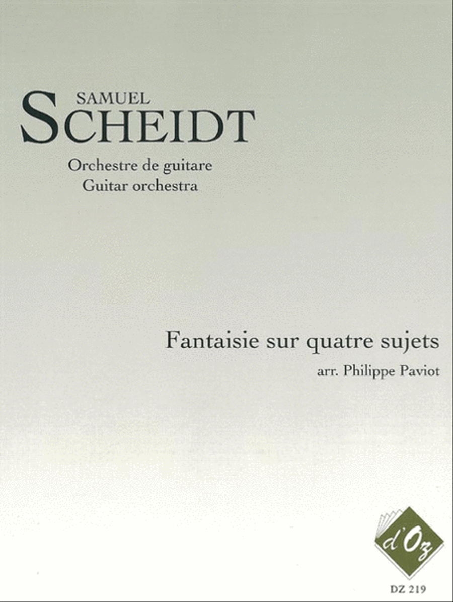 Fantaisie sur quatre sujets Guitar Ensemble scores gallery preview page 1