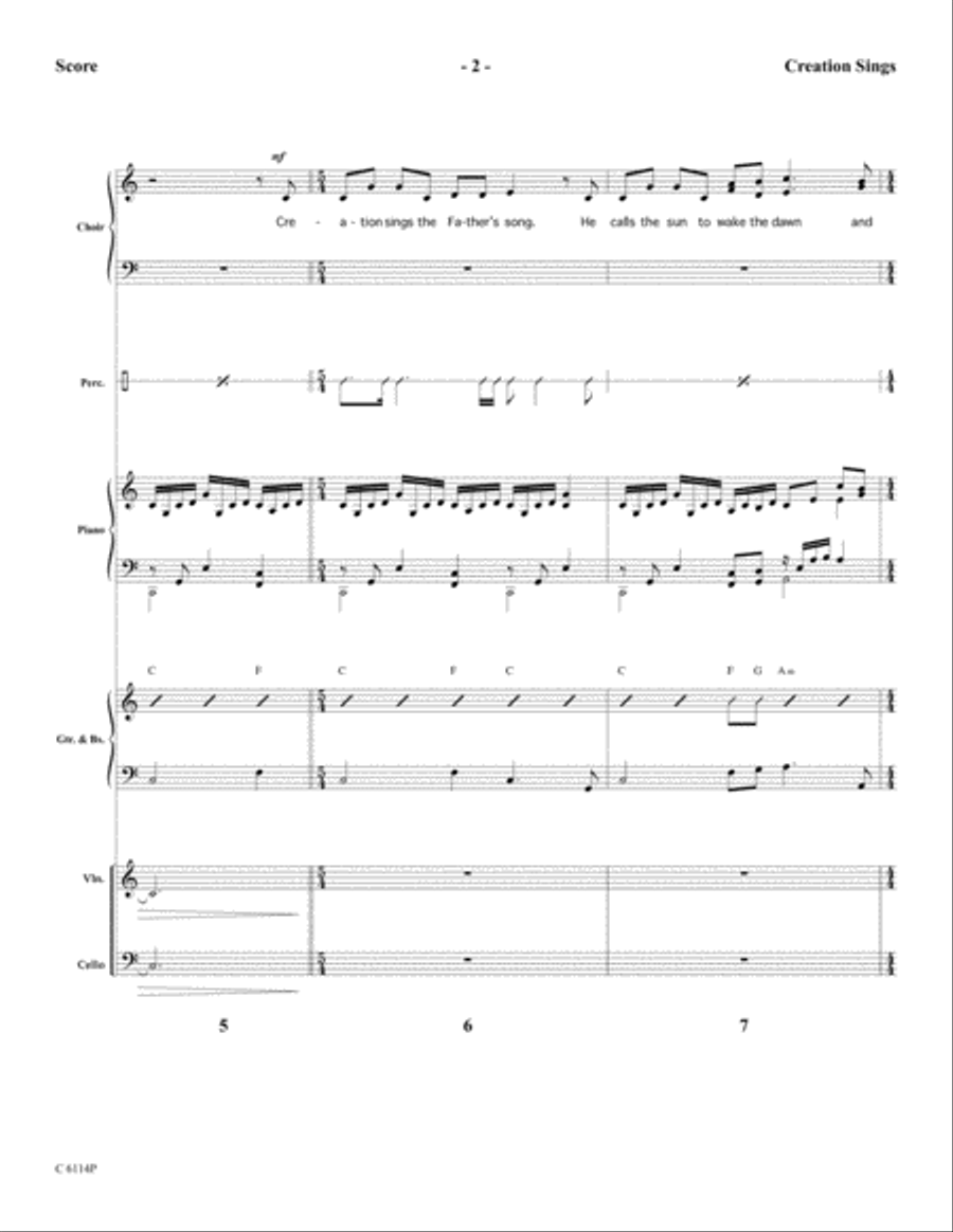 Creation Sings Oboe scores gallery preview page 4