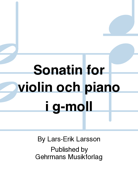 Sonatin for violin och piano i g-moll