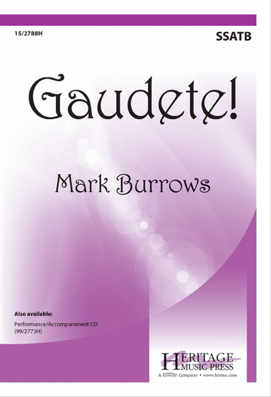 Gaudete! SSATB scores gallery preview page 1
